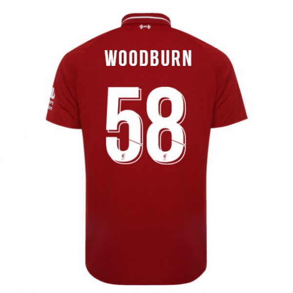 Camiseta Liverpool 1ª Woodburn 2018/19 Rojo